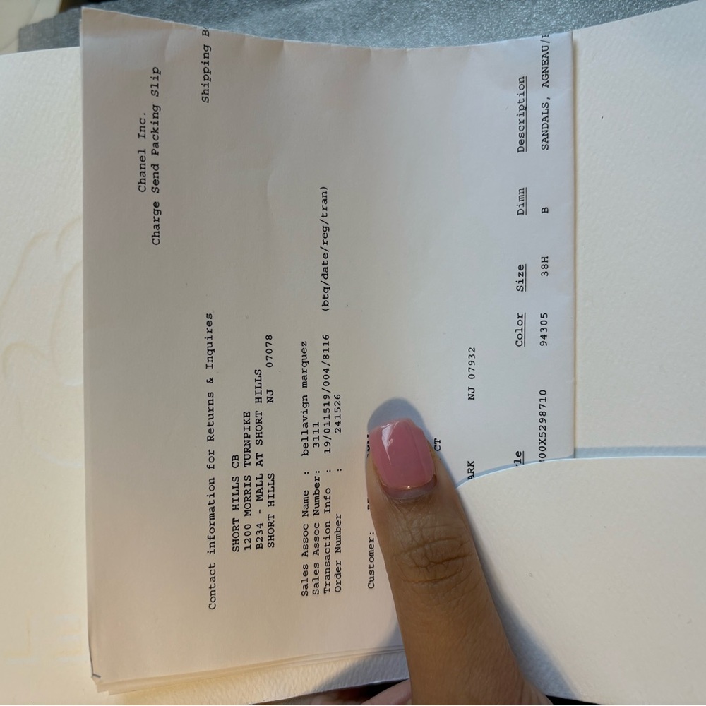 Chanel Black Sandals with Chain Detail - Picture 6 of 7